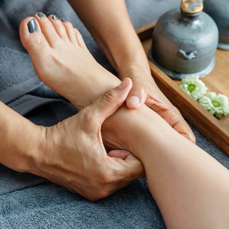Tajski rytuał masażu stóp